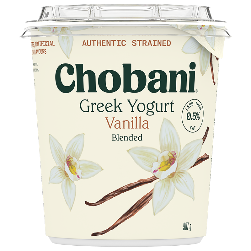 Chobani vanilla deals yogurt